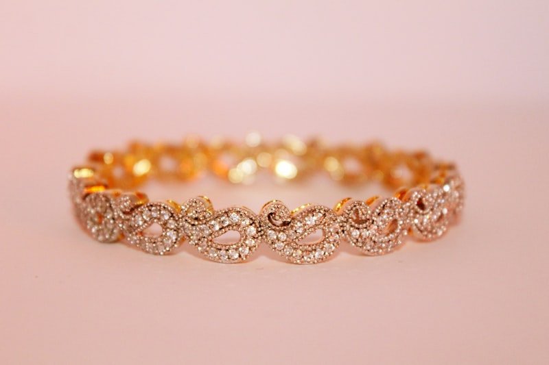 Traditional Gold Bangle Set (2 pcs) - Image 2